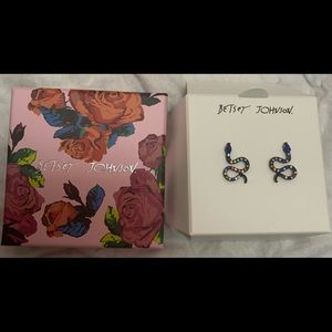 Colorful Betsy Johnson earrings